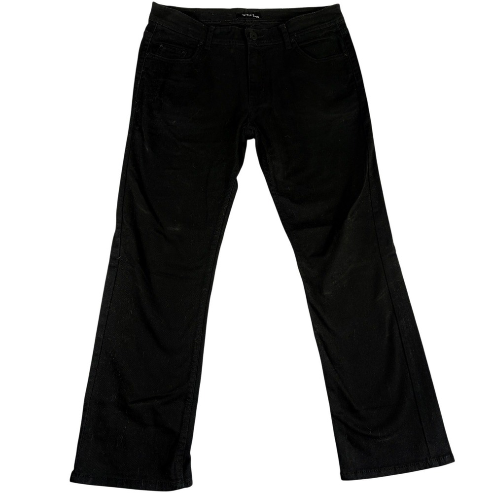 Kayden K‎ Slim Straight Jeans Mens 34x30 Black Denim Rugged Durable Stretch Wear